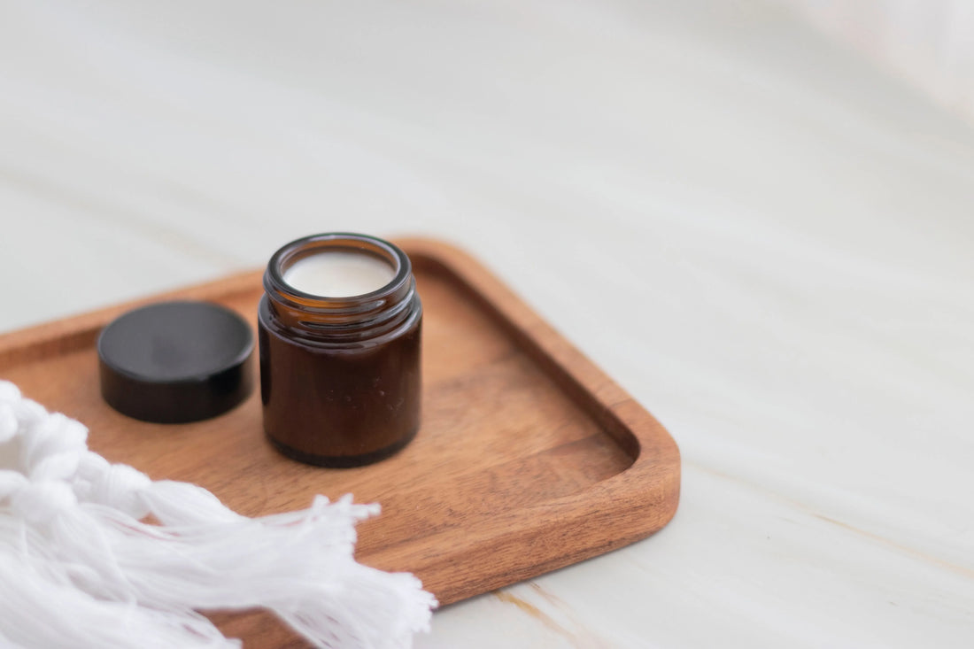 Jar of natural beef tallow balm used in modern skincare routine